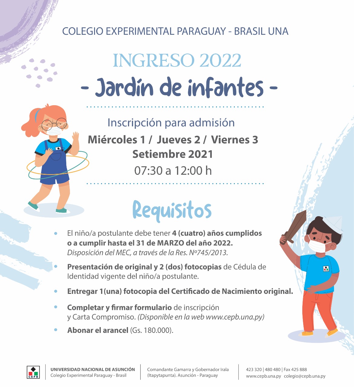 INGRESO JARDIN2022